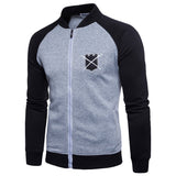 Men Hoodies Zipper Jacket Baseball Tracksuit Plus Size