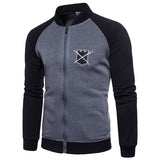 Men Hoodies Zipper Jacket Baseball Tracksuit Plus Size