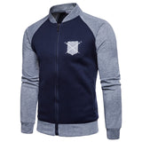 Men Hoodies Zipper Jacket Baseball Tracksuit Plus Size