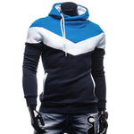 Men Retro Long Sleeve Hoodie Hooded Sweatshirt Tops Jacket Coat Outwear